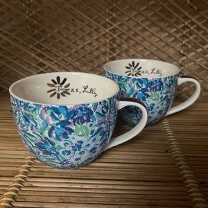 Lily Pulitzer Floral Mug Set